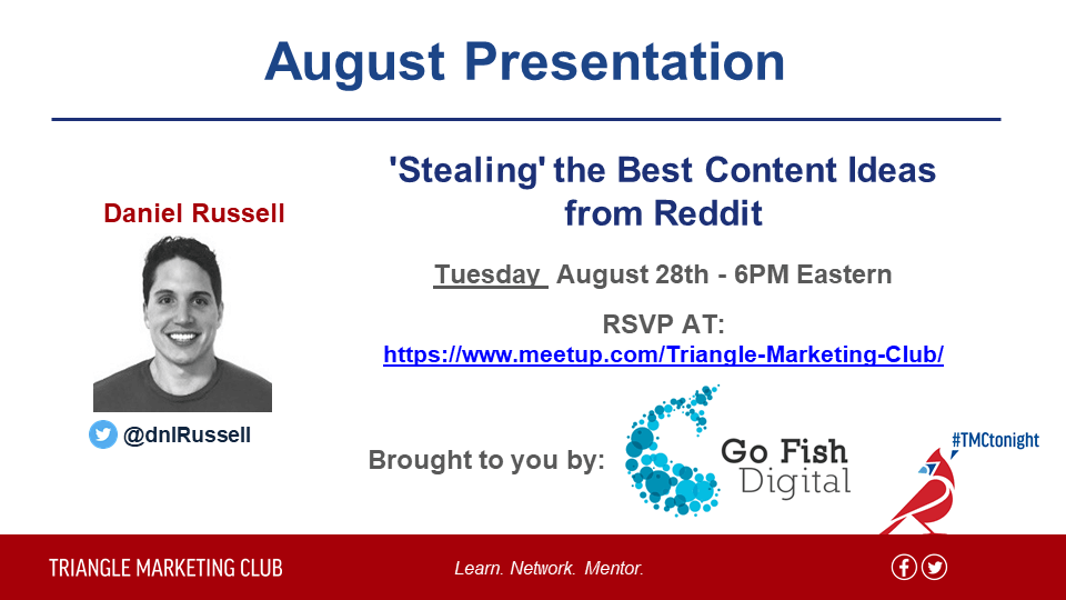 ‘Stealing’ the Best Content Ideas from Reddit – Daniel Russell – Go Fish Digital